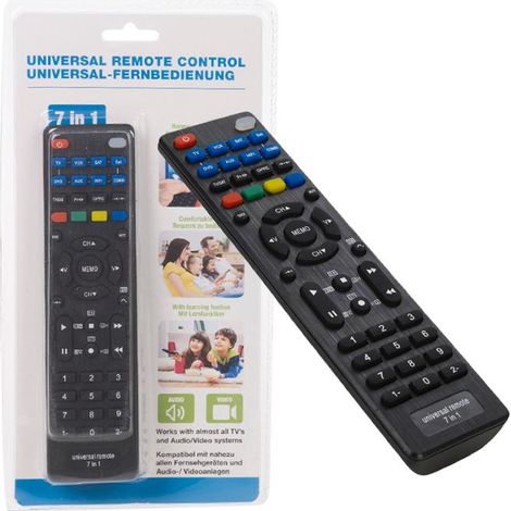 92484 TELECOMANDO UNIVERSALE 7IN1 TV DVD VCR HIFI SUPERIOR