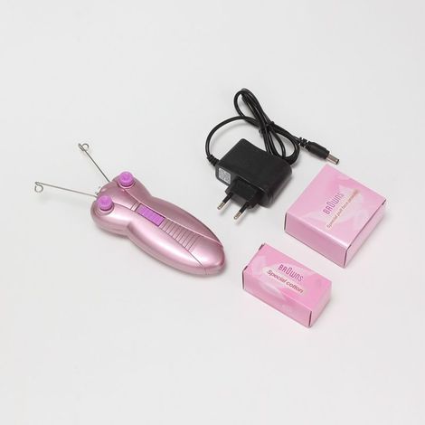 Épilateur facial pour femmes Épilateur électrique pour soins des femmes Rasoir pour épilation du visage au fil (1/2)