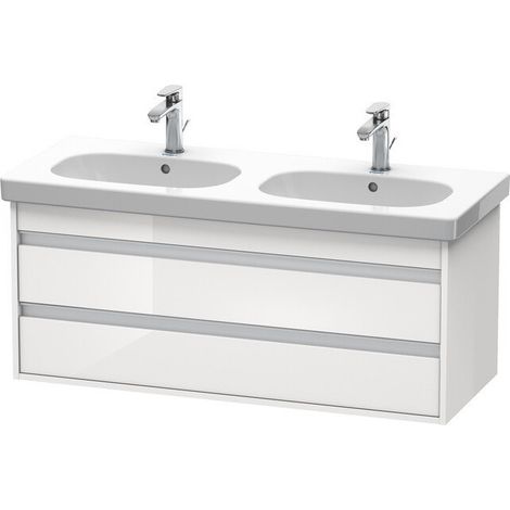Meuble sous-vasque KETHO 455x1150x480mm blanc brillant