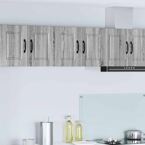 Armoire de cuisine avec étagère-Meuble de cuisine-Armoire de rangement Gris Sonoma 60 x 31 x 40 cm 837538 (1/5)
