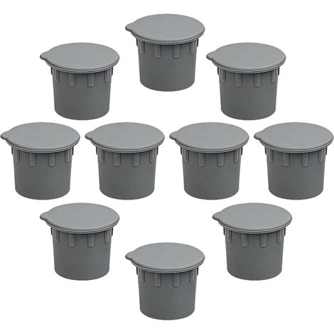 Cache-trou pour clôture de piscine 10 Bouchons de sol pour terrasse Capuchon pour trou de clôture de piscine pour jardin extérieur résidentiel commercial arrière-cour (1/5)