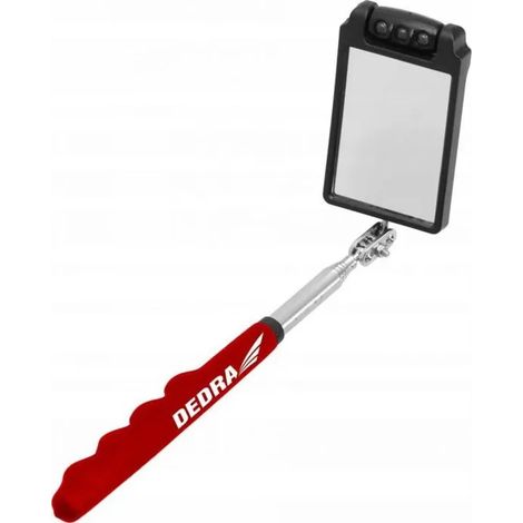 Utensile elettricista Dedra 06f803 specchio ispezione LED telescopico (1/2)