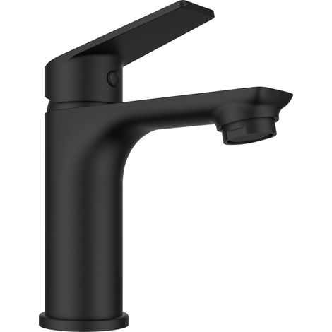 Miscelatore Lavabo Serie Milton Nero Opaco (1/2)