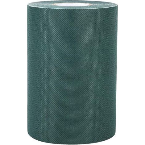 Bande de Gazon,Bande adhésive Non-tissée de Bande d'herbe de Tapis d'herbe de Tapis de Gazon synthétique Anti-dérapant Bande 150mm × 10m (Couleur : Vert) (1/5)