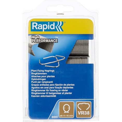 Rapid VR38 - Agrafes Grillage en Acier non allié - 300pcs (1/4)