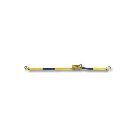 SANGLE D'ARRIMAGE 2 PIÈCES AVEC CLIQUET ET CROCHET POINTU 10 M YALE