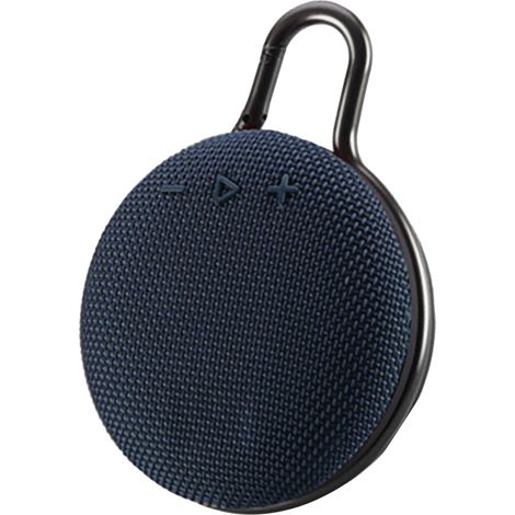 Mini enceinte Bluetooth multifonctionnelle avec basses puissantes, portable et sans fil, idéale pour les voyages et la maison (bleue). (1/5)