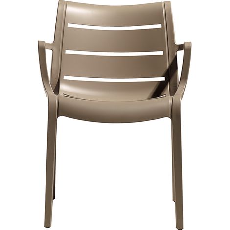 Sedia Sunset TORTORA S-CAB Poltrona Impilabile in Tecnopolimero Rinforzato Uso Interno/Esterno Elegante e Robusta – Made in Italy (1/3)
