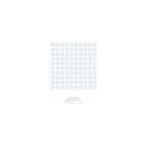 Butées de Protection en Caoutchouc,Transparente Pieds Adhésifs,Tampon Caoutchouc Autocollant 100PC, Anti Choc Bruit, Idéale pour Meubles Amortisseur Autoadhésifs Tampon pour Porte Tampon Meubles.- - C (1/4)