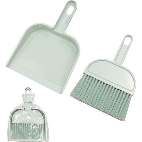 Ensemble Mini Pelle À Poussière Mini Pelle Et Brosse Petit Balai Et Pelle À Poussière Ensemble De Brosses À Poussière Pour Enfants Adultes Cuisine Domestique (1/4)