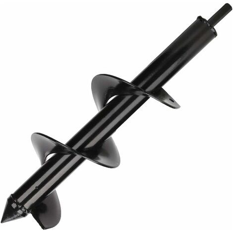 Filiyano-Perceuse de jardin, tige hexagonale en acier inoxydable, foret thermique (Diamètre : 8 cm, Longueur : 30 cm) (1/5)