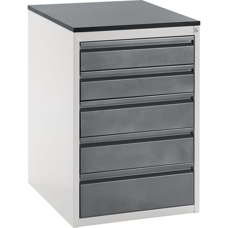 RAU, Armoire à tiroirs sur glissières télescopiques, hauteur