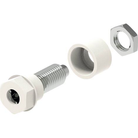Electro PJP 3230-C-CD1-BC Fiche femelle de laboratoire Ø de la broche: 4 mm blanc 1 pc(s) (1/2)