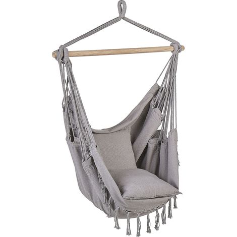 Hanging Chair BONEA Cotton Light Grey
