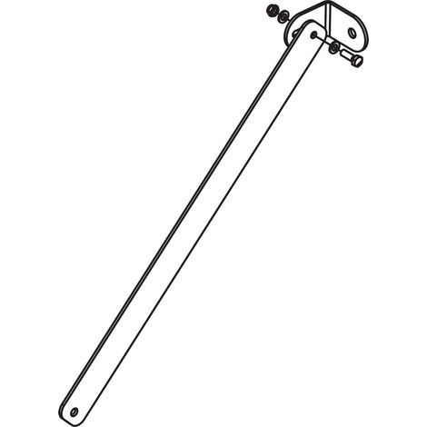 Zuganker-Set für Leiterntyp 9623 und 9624 aus verzinktem Stahl, 40x20mm Holmmaß