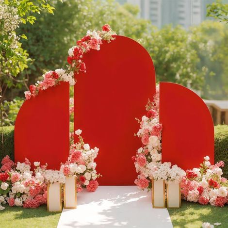 Lot de 3 couvertures d'arche de mariage à paillettes pour support d'arche, 2,1 m, 1,5 m, fête prénatale, décoration de mariage (1/4)