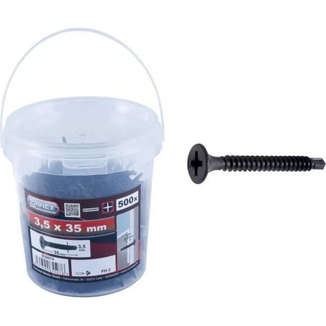 TORNILLOS PARA MADERA CONNEX 3,5x35 mm EC89 X500