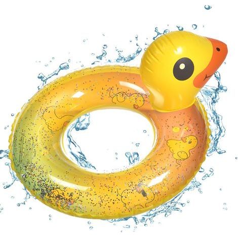 Bouée de Natation Gonflable Le Canard, Cercle Assis de Natation Le Canard, Plage Fun floaties,bouée de pour Enfants, Jouets de Piscine 5-9 Ans (1/5)