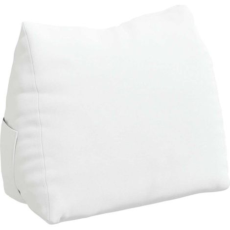 Coussin de Dos Blanc 45 x 20 x 35 cm tissu CFW56255 (1/5)