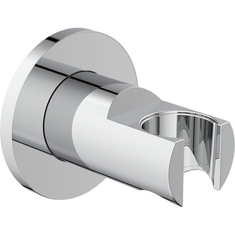 Support de douche IDS IDEALRAIN rond chromé