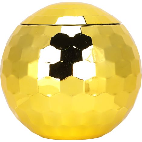 Verre à Cocktail Flash Ball Grande Capacité 600ML pour Fêtes Voyage Doré