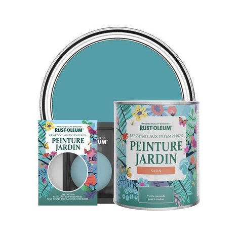Peinture Jardin, Finition Satinée - Pétrole (1/2)