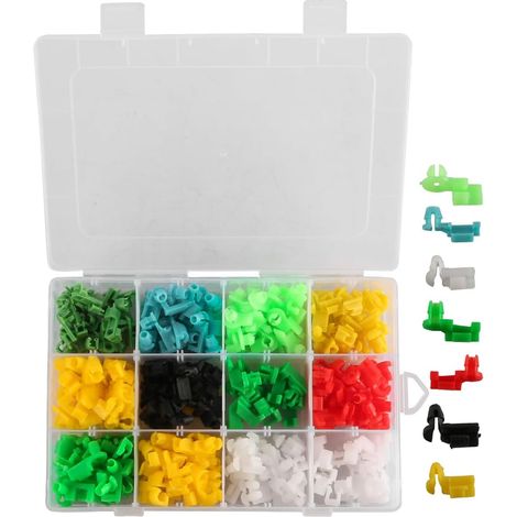 Paquete de 160 clips de sujeción para varilla de cerradura de puerta de automóvil, clips de sujeción, izquierda, derecha, puerta del lado del conductor, lado del pasajero, varilla de bloqueo, clips de (1/5)