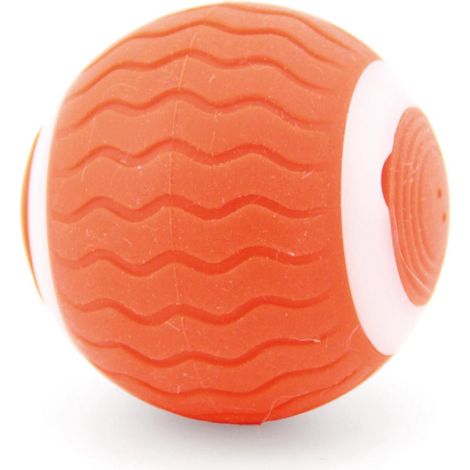 Gioco per gatti pallina rotante ricaribile arancione 4,5 cm