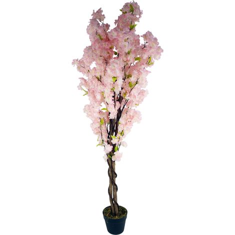 150cm Artificial Pink Cherry Blossom Tree (1/5)