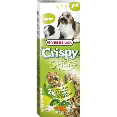 Crispy Sticks Rabbits- Guinea Pigs Vegetables, 2 piezas 110g (1/2)