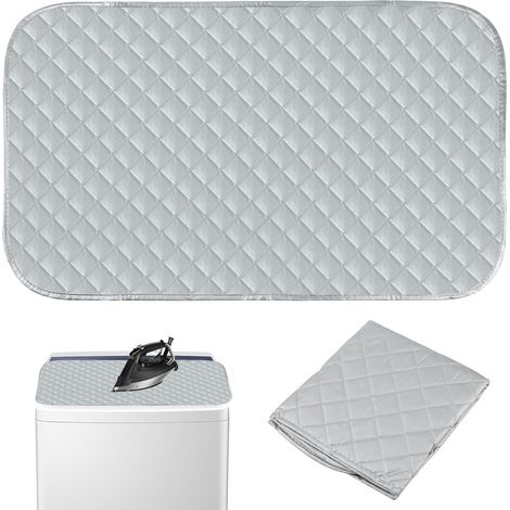 Tapis de Repassage, 48 x 85 cm Couverture de Repassage Nappe de Repassage Pliable Portable, pour Le Repassage à la Vapeur sur Table (1/5)