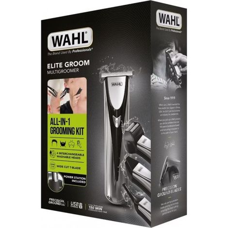 Wahl Elite Groom Akku Multifunktions-Trimmer schwarz"-"182817571