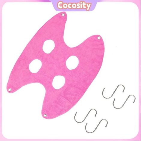 Cocosity aide au hamac de toilettage pour animaux de linge lit Plage de réglage M : 32-50 cm / 12,6-19,7 pouces Rose Rouge (1/5)