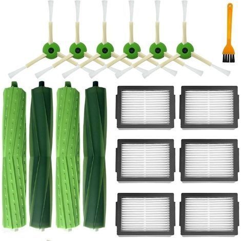 (A)Accessoires de Remplacement Brosse pour iRobot Roomba i7 i7+ i3 i3+ i4 j7 E5 E6 E7 (1/4)