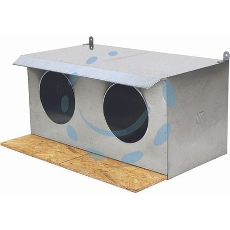 COLOMBAIA A DUE POSTI mm 620 x 310 x 300h - lamiera zincata FERR 290494
