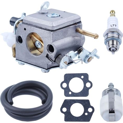 Carburateur pour tronçonneuse Husqvarna 340 345 346 350 353 pour tronçonneuse Zama C3-EL18B 503283208, carburateur, filtre à carburant, durite de carburant, bougie, joint de carburateur (1/5)