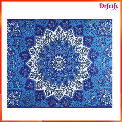 Tapisserie murale - - Mandala Bohème (145x125 cm) - Multicolore - Polyester - Effet 3D (1/5)