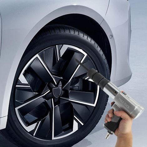 Marteau à air comprimé, burineur pneumatique 2200 BPM, marteau burineur pneumatique avec tige de 10 mm, 0,6-0,8 MPa, pour carrosserie, pneumatique (1/5)