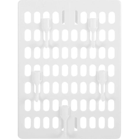 1 Set Lochwand-Wandregale – 30 x 21 cm – Weiß (1/4)