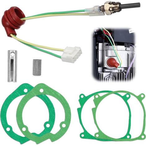 Keramische Glühkerze, 12V 2KW 5KW 8KW Dieselheizungs-Zündkerzensatz, Dieselheizungszubehör, für Luft-Diesel, PKW, LKW, Boot (1/5)