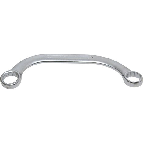 Llave de estrella doble forma de C 12 caras 21 x 22 mm