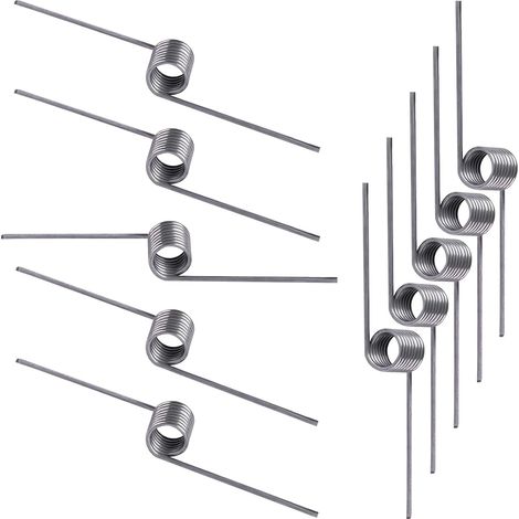10 Pièces Ressort de Torsion, Ressort de Rappel, Diamètre du Fil 0,7mm, Diamètre Extérieur 5mm, Angle 180°, pour réparations à Domicile