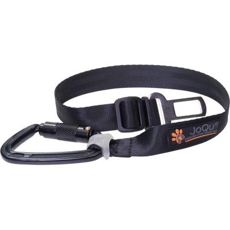 Cinturón de seguridad para coche JoQu Ultra Safe, largo, para perros grandes, color negro
