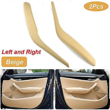 Cache de poignée de porte intérieure pour BMW X1 E84 (2010-2016) - Beige - Lot de 2 (1/5)