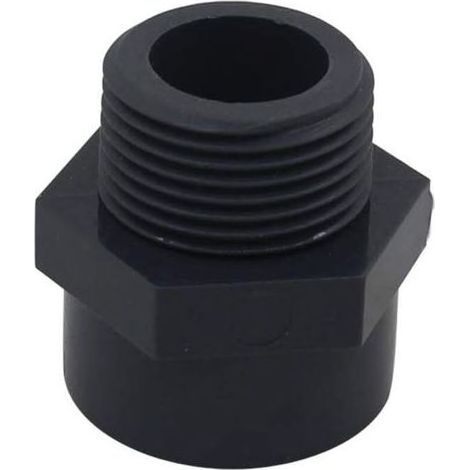 Embout filete pvc male 50mm embout a visser piscine raccord mixte pvc manchon fileté pvc.DN40.2pcs (Diamètre Intérieur 50mm - 1-1/2" filetage) (1/5)