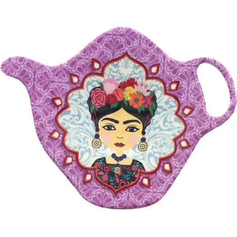 Soucoupe pour sachet de thé Frida Khalo 2