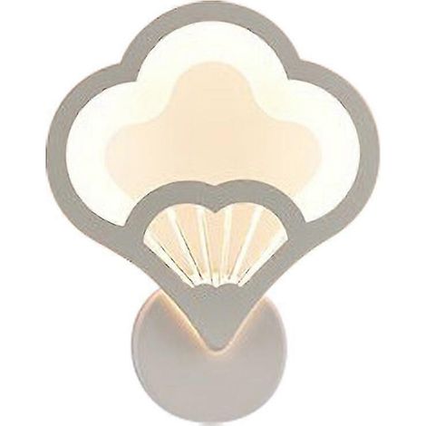 Lámpara de pared LED con forma de mariposa y flores para dormitorio, sala de estar, pasillo, luz decorativa T(6)