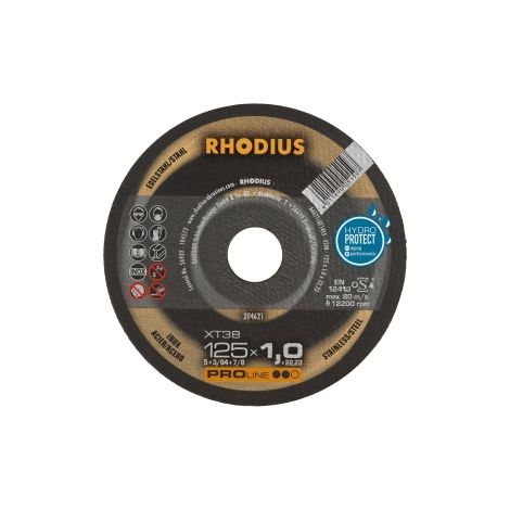 Rhodius XT38 Metall Trennscheibe Ø125 mm - 1 mm - 22.23 mm (1/2)