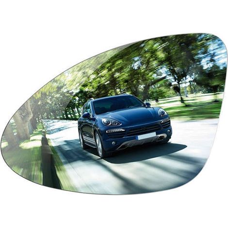 95873105500 is suitable for the left rearview mirror lens of 11-15 Porsche Cayenne with back panel/heating function. (1/4)