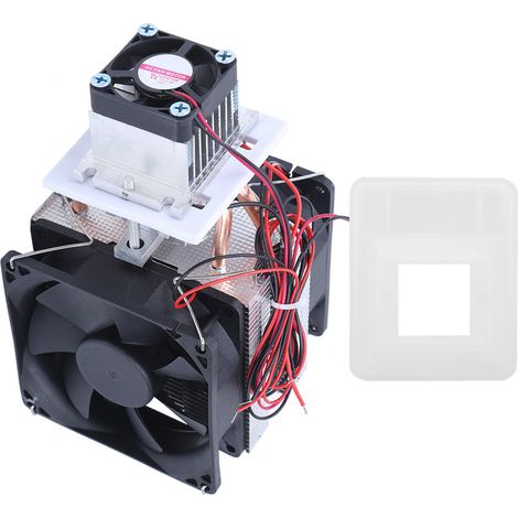 Plaque de réfrigération à semi-conducteur double tube 12V pour climatisation DIY, kit électronique de refroidissement (1/5)